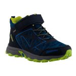 SIESTA-RICHTER tépős/gumifűzős sötétkék/neonzöld RichTex VÍZÁLLÓ cipő