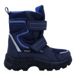 Siesta-Richter sötétkék-kék 2 tépőzáras bunda béléses sympatex (vízálló) kisfiú hótaposó