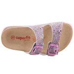SUPERFIT 2 csatos szürke/rózsa FAGYIS biopapucs