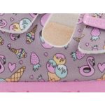 SUPERFIT 2 csatos szürke/rózsa FAGYIS biopapucs