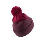 NIKE POM BEANIE bordó/piros bojtos sapka