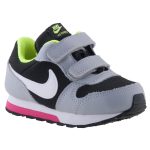 NIKE MD RUNNER 2 tépős szürke/fekete/neon/málna sportcipő