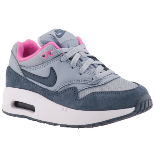 NIKE Air Max 1 szürke-ciklámen fűzős lány sportcipő 