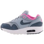 NIKE Air Max 1 szürke-ciklámen fűzős lány sportcipő