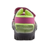 Siesta-Richter 2 tépőzáras lila-neonsárga bio lány szandál