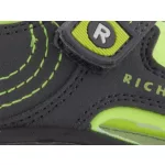 Siesta-Richter 2 tépőzáras szürke-neon sárga bio fiú szandál
