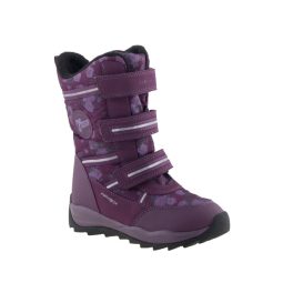 GEOX ORIZONT lila/virágos/ezüst 3 tépős Amphibiox VÍZÁLLÓ lélegző talpú hótaposó   GEOX ORIZONT lila/virágos/ezüst 3 tépős Amphibiox VÍZÁLLÓ lélegző talpú hótaposó