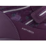 GEOX ORIZONT lila/virágos/ezüst 3 tépős Amphibiox VÍZÁLLÓ lélegző talpú hótaposó