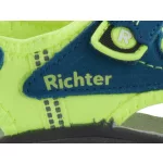 Siesta-Richter 3 tépőzáras tengerkék-neonsárga fiú bio szandál