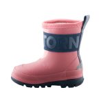 Tretorn Mag tépőzáras téglavörös-piszkos rózsaszín-sötétkék bélelt VÍZÁLLÓ lány hótaposó