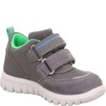Superfit Sport7 zöld-szürke 2 tépőzáras textil gore-tex (vízálló) kisfiú gyerekcipő