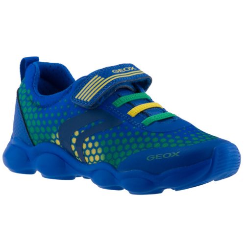 GEOX MUNFREY BOY BRASIL kék/zöld/sárga lélegző talpú sportcipő