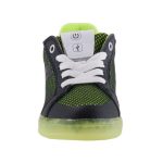 GEOX KOMMODOR neonzöld/fekete LEDES TALPÚ TÖLTHETŐ ON/OFF lélegző talpú cipő