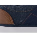 GEOX KILWI farmerkék/barna gumis belebújós lélegző talpú cipő