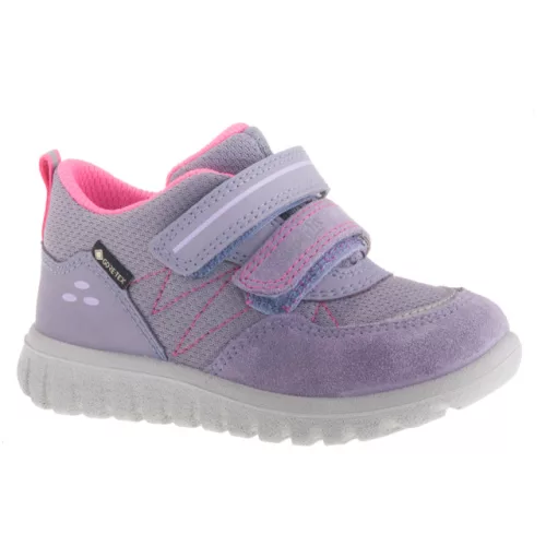 Superfit Sport7 Mini lila-pink 2 tépőzáras textil gore-tex (vízálló) kislány gyerekcipő