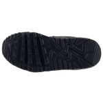 NIKE Air Max 90 Leather fekete bőr fűzős sportcipő