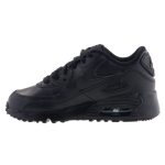 NIKE Air Max 90 Leather fekete bőr fűzős sportcipő