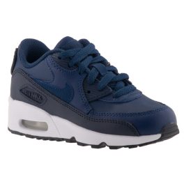 NIKE Air Max 90 Leather sötétkék-fehér bőr fűzős sportcipő   NIKE Air Max 90 Leather sötétkék-fehér bőr fűzős sportcipő