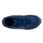 NIKE Air Max 90 Leather sötétkék-fehér bőr fűzős sportcipő