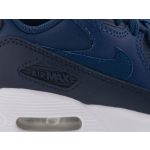 NIKE Air Max 90 Leather sötétkék-fehér bőr fűzős sportcipő