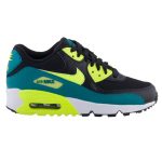 NIKE AIR MAX 90 MESH fekete/zöld/neon fűzős sportcipő