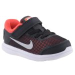 NIKE Flex RUN fekete/narancs gumis/tépőzáras futócipő