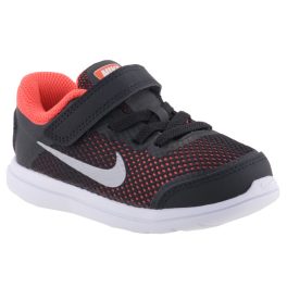 NIKE Flex RUN fekete/narancs gumis/tépőzáras futócipő NIKE Flex RUN fekete/narancs gumis/tépőzáras futócipő
