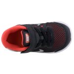 NIKE Flex RUN fekete/narancs gumis/tépőzáras futócipő