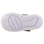 NIKE Flex RUN fekete/narancs gumis/tépőzáras futócipő