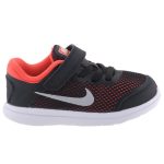 NIKE Flex RUN fekete/narancs gumis/tépőzáras futócipő