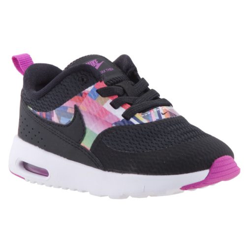 NIKE AIR MAX THEA PRINT fekete/lila/mintás fűzős sportcipő