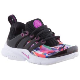 NIKE Presto Print Running fekete-lila-mintás gyerek futócipő   NIKE Presto Print Running fekete-lila-mintás gyerek futócipő