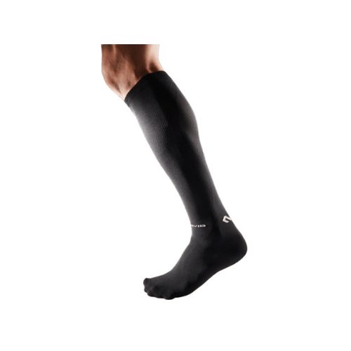 MCDAVID Recovery kompressziós magasszárú fekete zokni