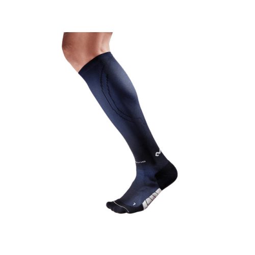 MCDAVID kompressziós futózokni magasszárú fekete zokni 36-49