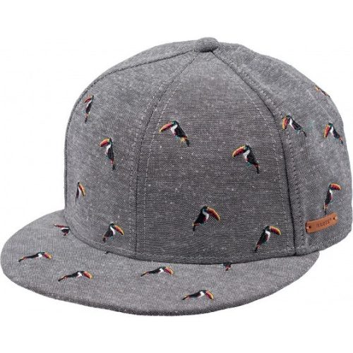 BARTS PAUK CAP BLACK szürke/fekete KAKADU baseball sapka