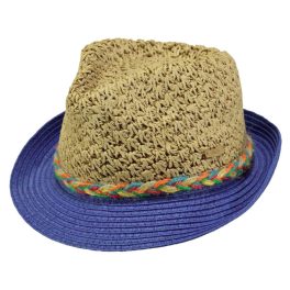 BARTS TEAM HAT kék/barna állítható papír gyerek kalap BARTS TEAM HAT kék/barna állítható papír gyerek kalap