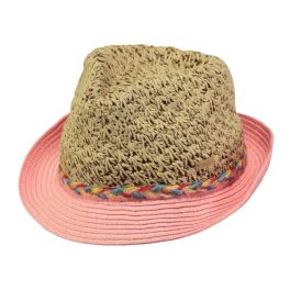 BARTS TEAM HAT rózsaszín/barna állítható papír gyerek kalap   BARTS TEAM HAT rózsaszín/barna állítható papír gyerek kalap