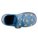 SIESTA-RICHTER tépős zárt kék/zöld focis vászon váltócipő