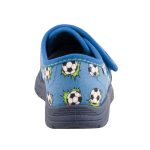 SIESTA-RICHTER tépős zárt kék/zöld focis vászon váltócipő