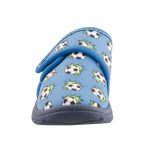 SIESTA-RICHTER tépős zárt kék/zöld focis vászon váltócipő