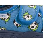 SIESTA-RICHTER tépős zárt kék/zöld focis vászon váltócipő
