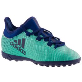 ADIDAS X TANGO zöld/sötétkék belebújós/fűzős MŰFÜVES focicipő   ADIDAS X TANGO zöld/sötétkék belebújós/fűzős MŰFÜVES focicipő