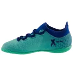 ADIDAS X TANGO zöld/sötétkék belebújós/fűzős TEREM focicipő