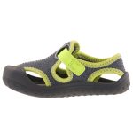 NIKE SUNRAY PROTECT szürke/neon sárga gyerek vízi szandál