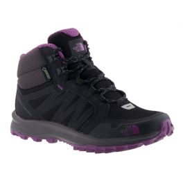 THE NORTH FACE LITEWAVE fekete/lila GORE-TEX vízálló fűzős bakancs   THE NORTH FACE LITEWAVE fekete/lila GORE-TEX vízálló fűzős bakancs