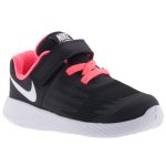 NIKE STAR RUNNER fekete/ciklámen gumis/tépős futócipő