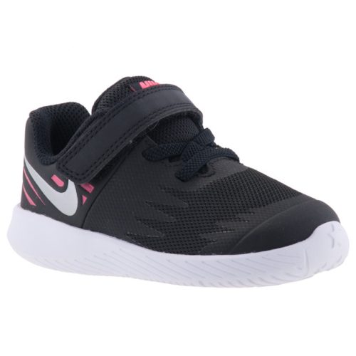 NIKE STAR RUNNER fekete/rózsa tépős/gumis futócipő