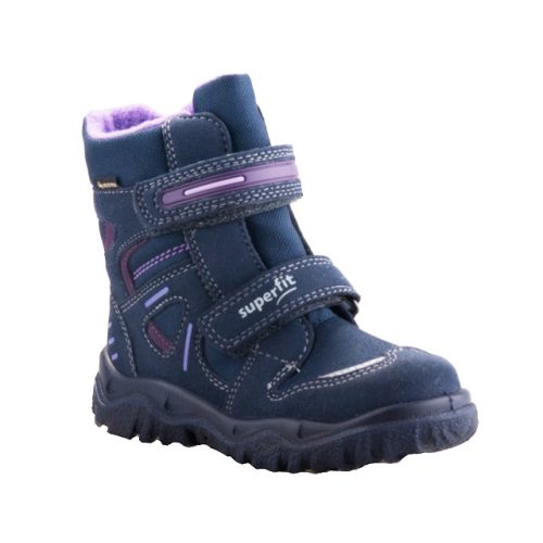 SUPERFIT 2 tépős GTX VÍZÁLLÓ sötétkék/lila téli hótaposó 27-40