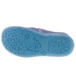 Siesta-Richter tépős lila masnis balerina vászon váltócipő