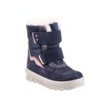 SUPERFIT 2 tépős sötétkék/világos rózsaszín csillogós GTX Vízálló magasszárú hótaposó